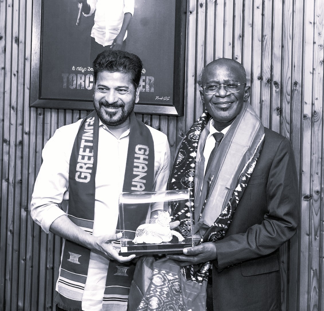 CM Revanth Reddy Meets Ghana High Commissioner, Lockheed Martin Officials