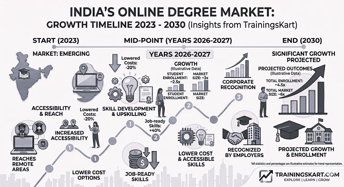 India’s Online Degree Market Poised for Major Expansion by 2030: TrainingsKart Report