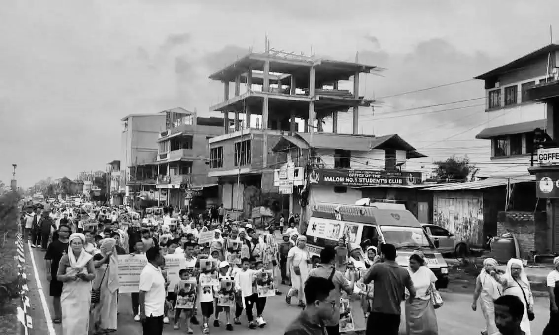 Manipur erupts in protests over killing of two children in Bishnupur blast, curfew eased