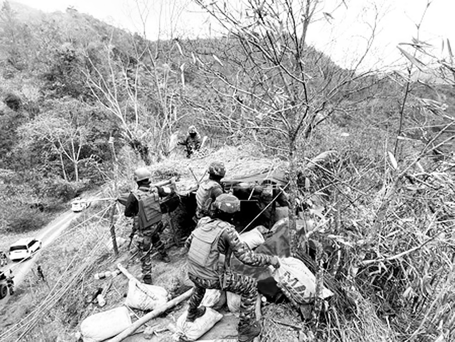 Security forces destroy 21 illegal bunkers in Manipur after BSF constable killed in crossfire