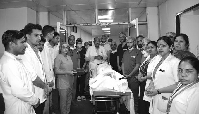 Multi-organ donation after brain death saves five lives, restores vision to two