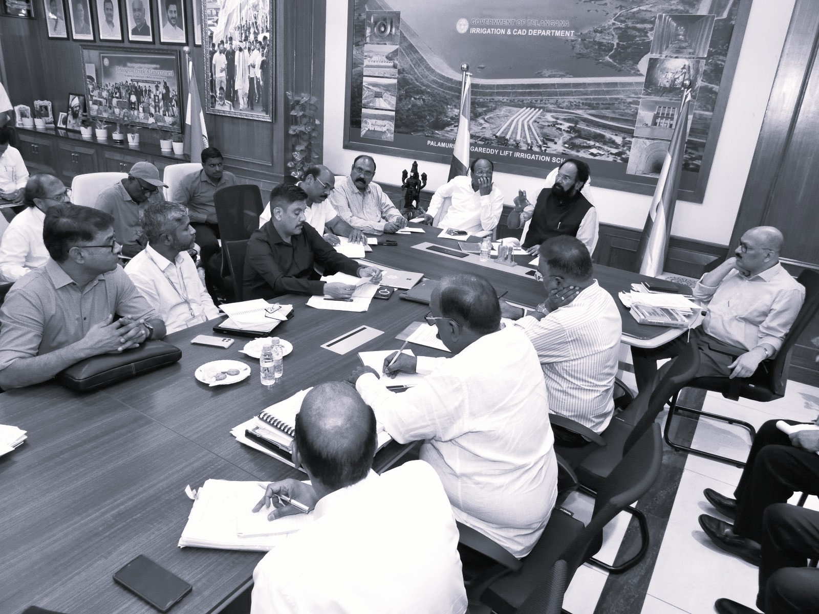 Minister Uttam Sets Strict Deadlines for Kaleshwaram Barrages Restoration