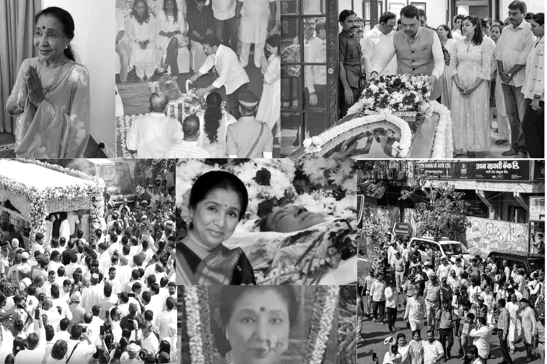 India's melody queen bids farewell: Asha Bhosle's last rites held with state honours