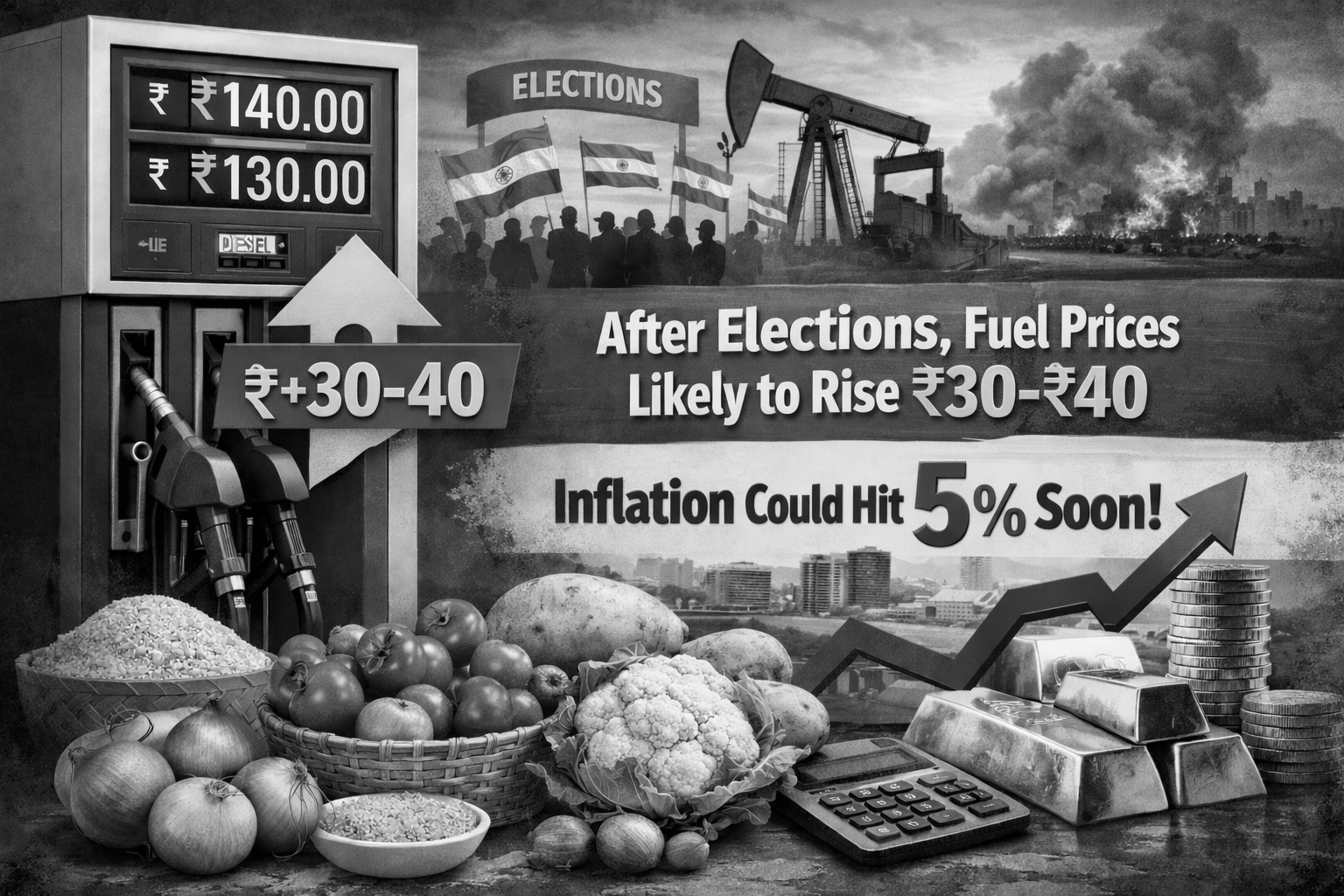 Retail Inflation at 3.4% Masks Hidden Fuel Pressures Amid Election-Season Price Freeze