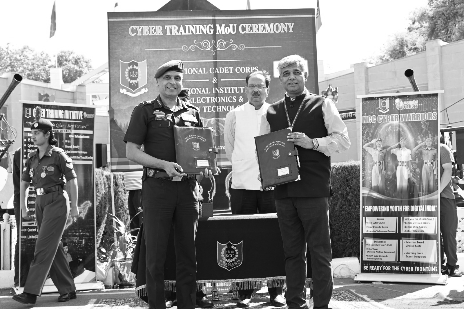 NCC, NIELIT Sign MoU to Train Cadets in Cybersecurity