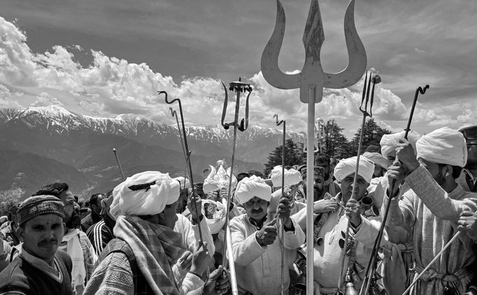 Trek to tranquility: 22,000 devotees gather for Nag Baisakhi at Bhaderwah, J&K