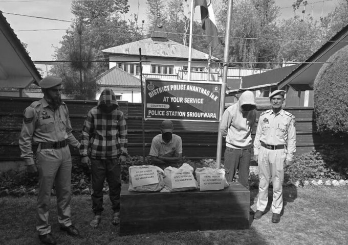 J&K drug racket busted: 6 held, 13 kg charas seized, militancy link probed