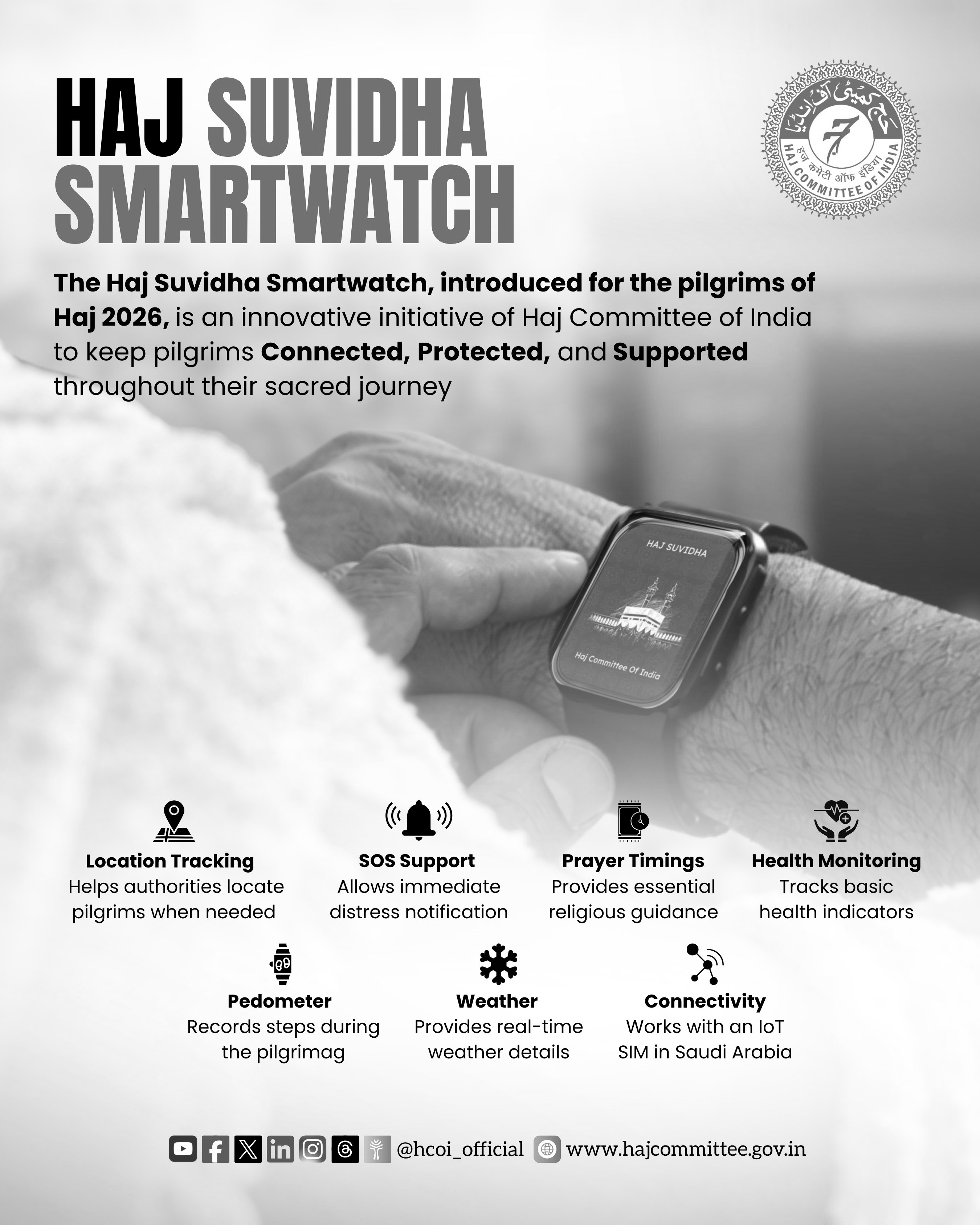 Haj 2026: Smart Wristbands Enable Real-Time Tracking for Pilgrim Safety