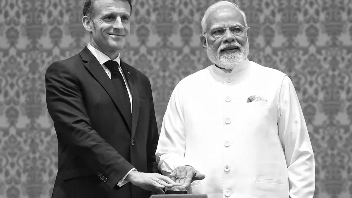 Modi, Macron discuss West Asia, stress safe navigation in Strait of Hormuz