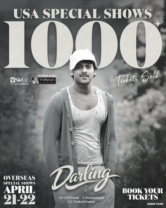 Darling 4K re-release buzzes as Prabhas’s romantic hit returns