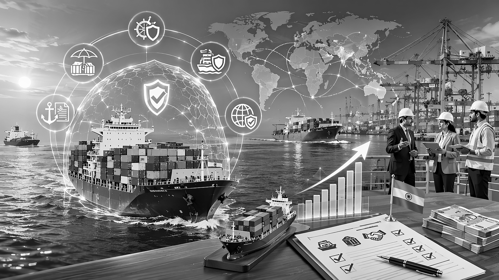 India Unveils ₹12,980 Crore Maritime Insurance Pool to Shield Trade from Global Risks