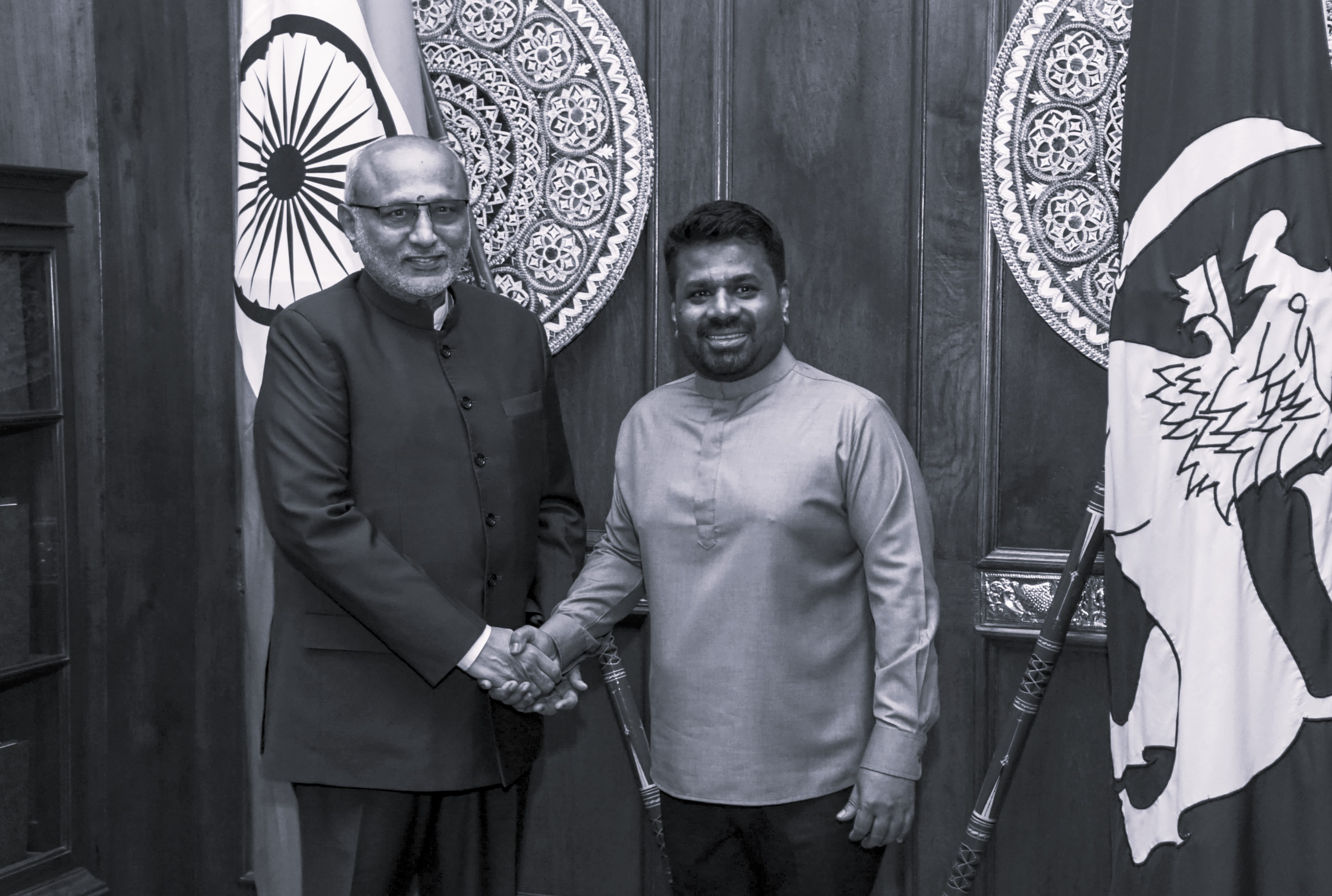 శ్రీలంక అధ్యక్షుడితో ఉప రాష్ట్రపతి సి.పి. రాధాకృష్ణన్ భేటీ