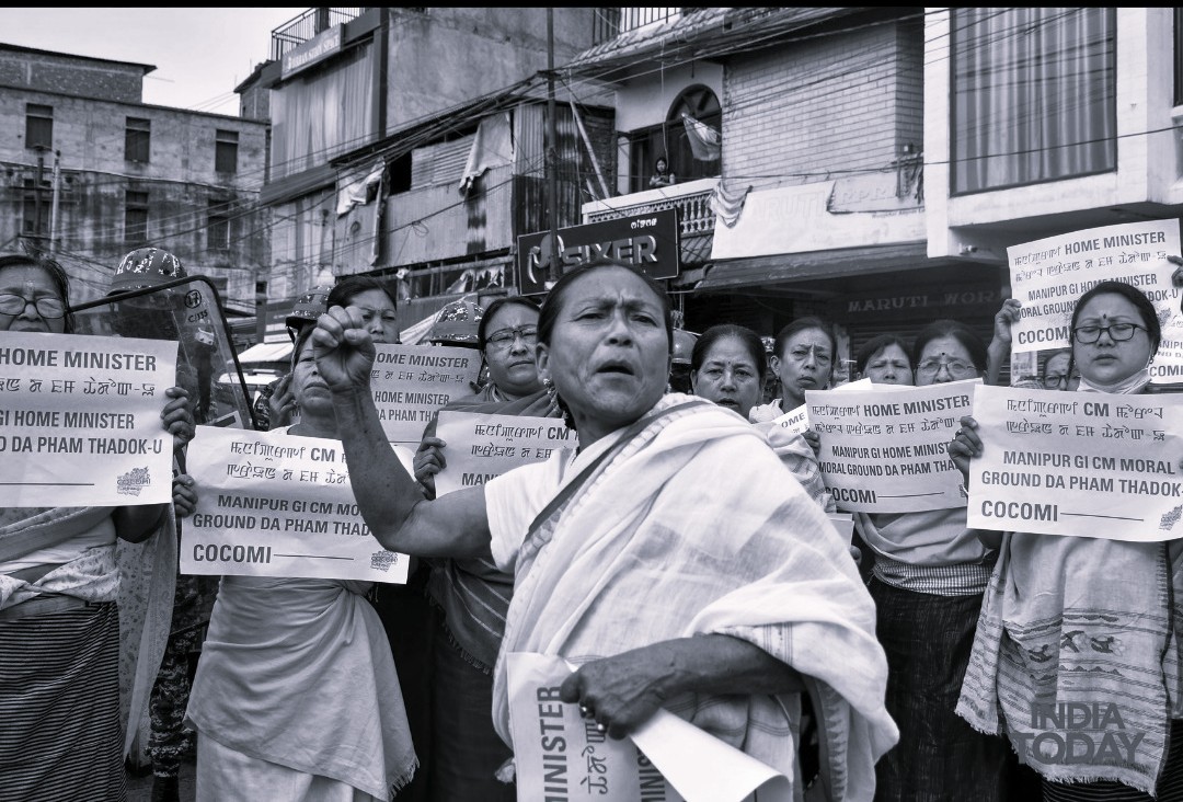 మణిపూర్‌లో ఉద్రిక్తత: నిరసన ర్యాలీలో దాడులు.. 21 మంది అరెస్ట్