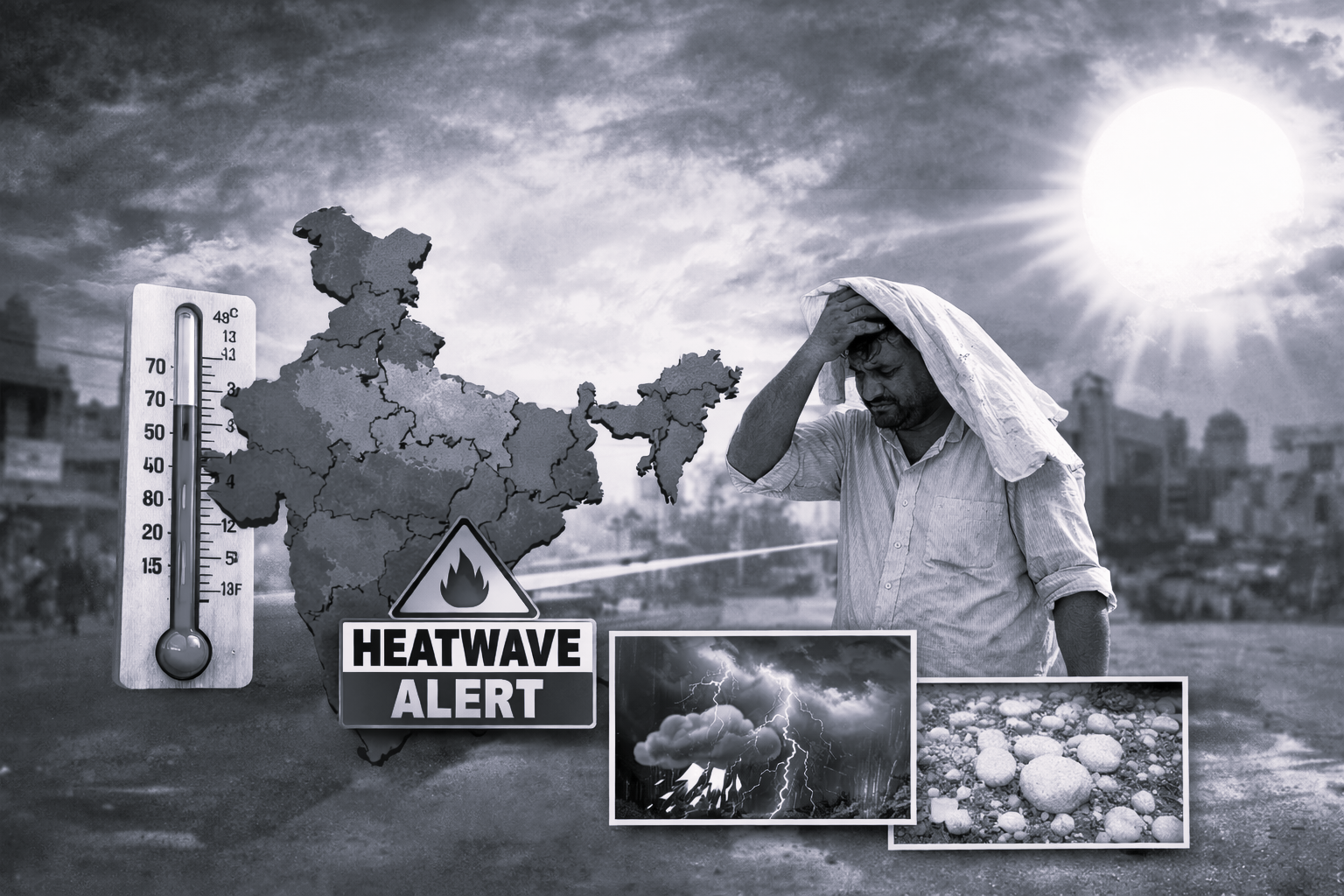 భారతదేశంలో తీవ్రరూపం దాల్చుతున్న భానుడి ప్రతాపం