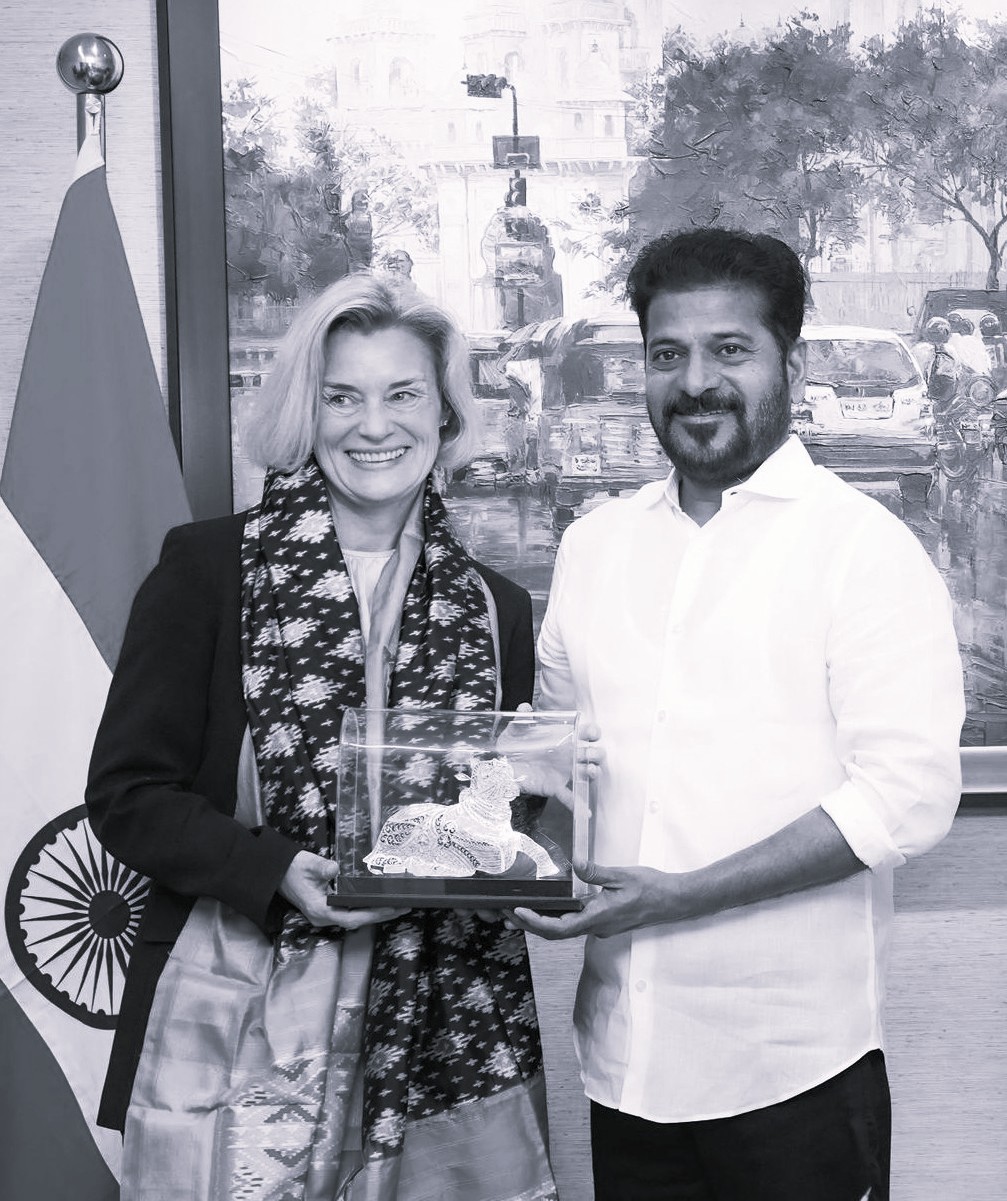 ముఖ్యమంత్రి రేవంత్ రెడ్డితో నార్వే రాయబారి భేటీ