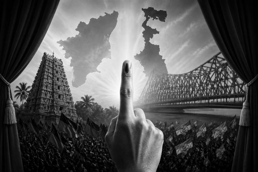 Curtains Up!! Tamil Nadu and West Bengal Go to Polls: High Stakes Battle Begins Across Two Political Powerhouses