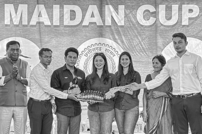 Sachin Tendulkar Visits Bastar, CM Vishnu Deo Sai Hails New Innings for Naxal Free Region