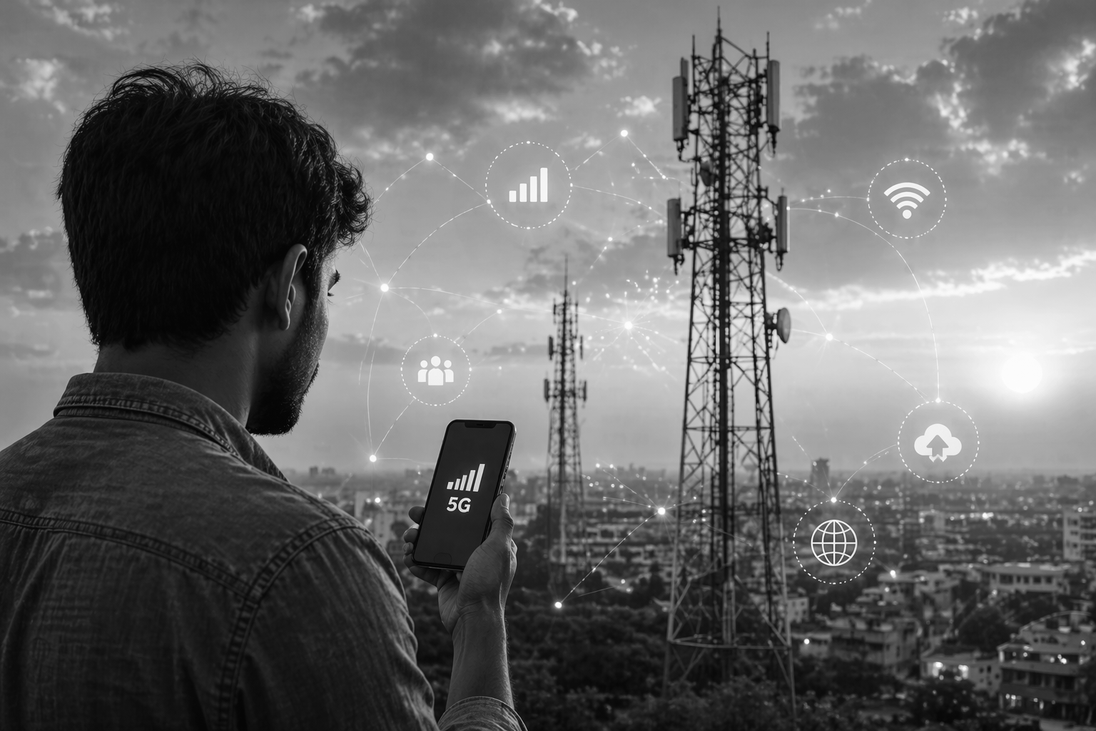 India’s Telecom Base Hits 1.33 Billion as Jio–Airtel Dominate Market, 5G Fuels Growth