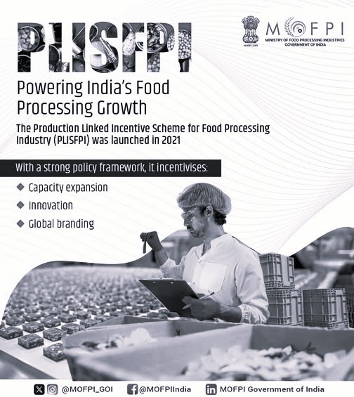 India’s Food Processing Sector Gets Global Push Under PLI Scheme