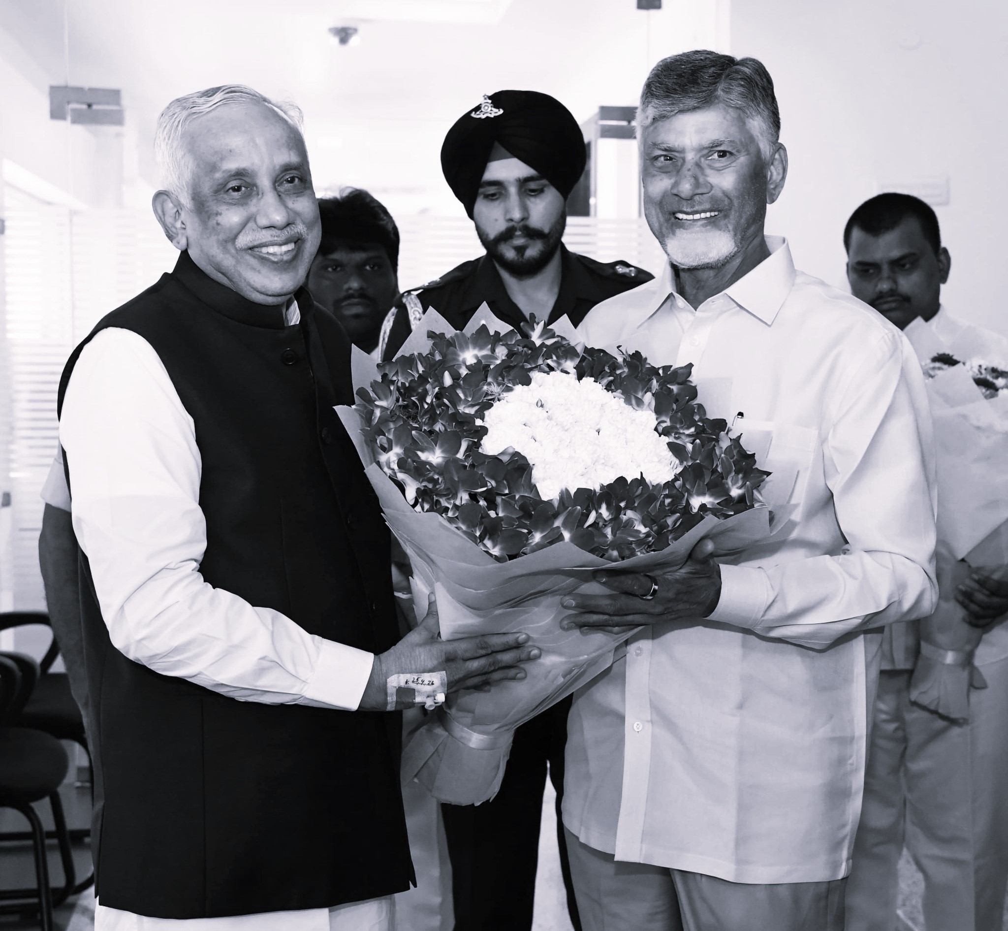 Chandrababu Calls on Governor Abdul Nazeer, Extends Wishes for Swift Recovery