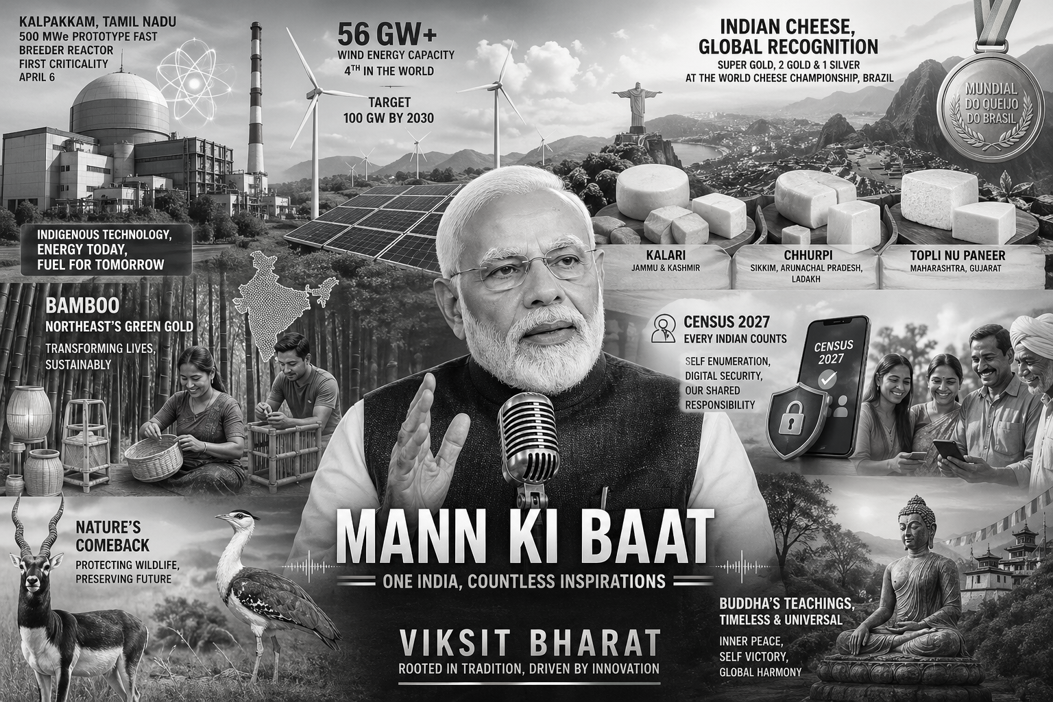 Atoms, Artisans and Aspirations, Modi’s 133rd Mann Ki Baat Projects India’s Global Confidence