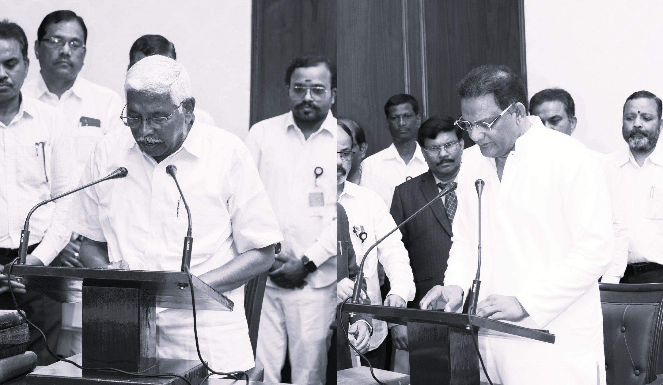 Mohammed Azharuddin, M. Kodandaram Take Oath as MLCs