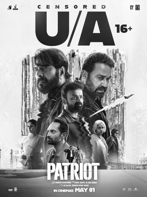 Patriot Gets U/A 16+ Certification, Set for Global Release on May 1, 2026