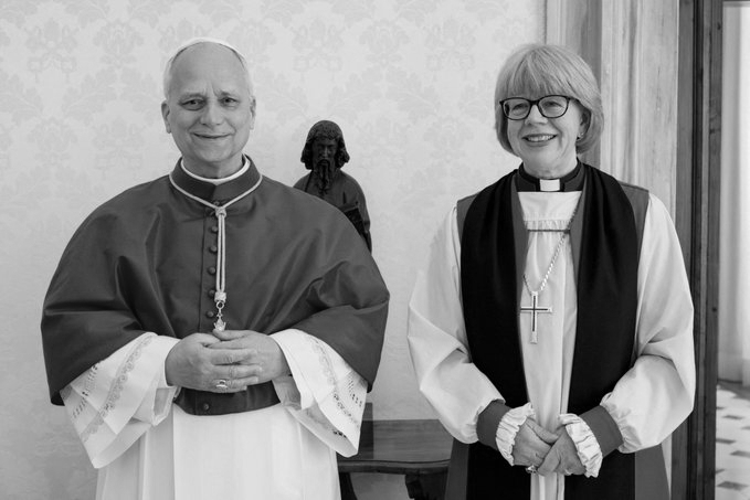 Pope Leo XIV and Archbishop Sarah Mullally Hold Historic Vatican Meeting