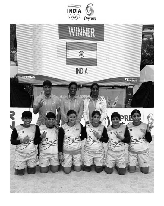 Golden Waves: Indian Women Clinch Gold, Men Secure Silver in Beach Kabaddi at Asian Games