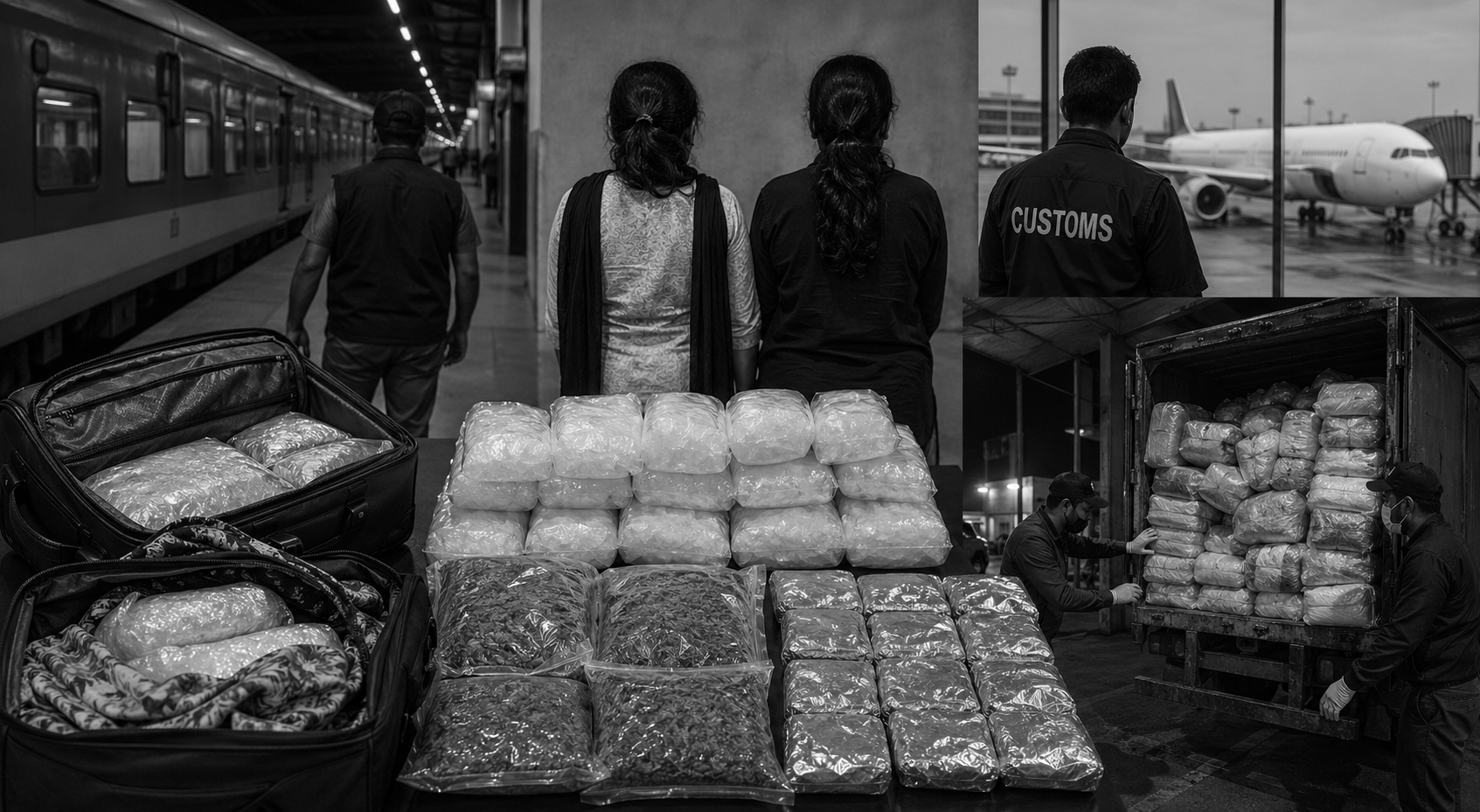 DRI, NCB, Customs Bust 3 Drug Rackets Linked to Telangana - Multi-Route Network Exposed