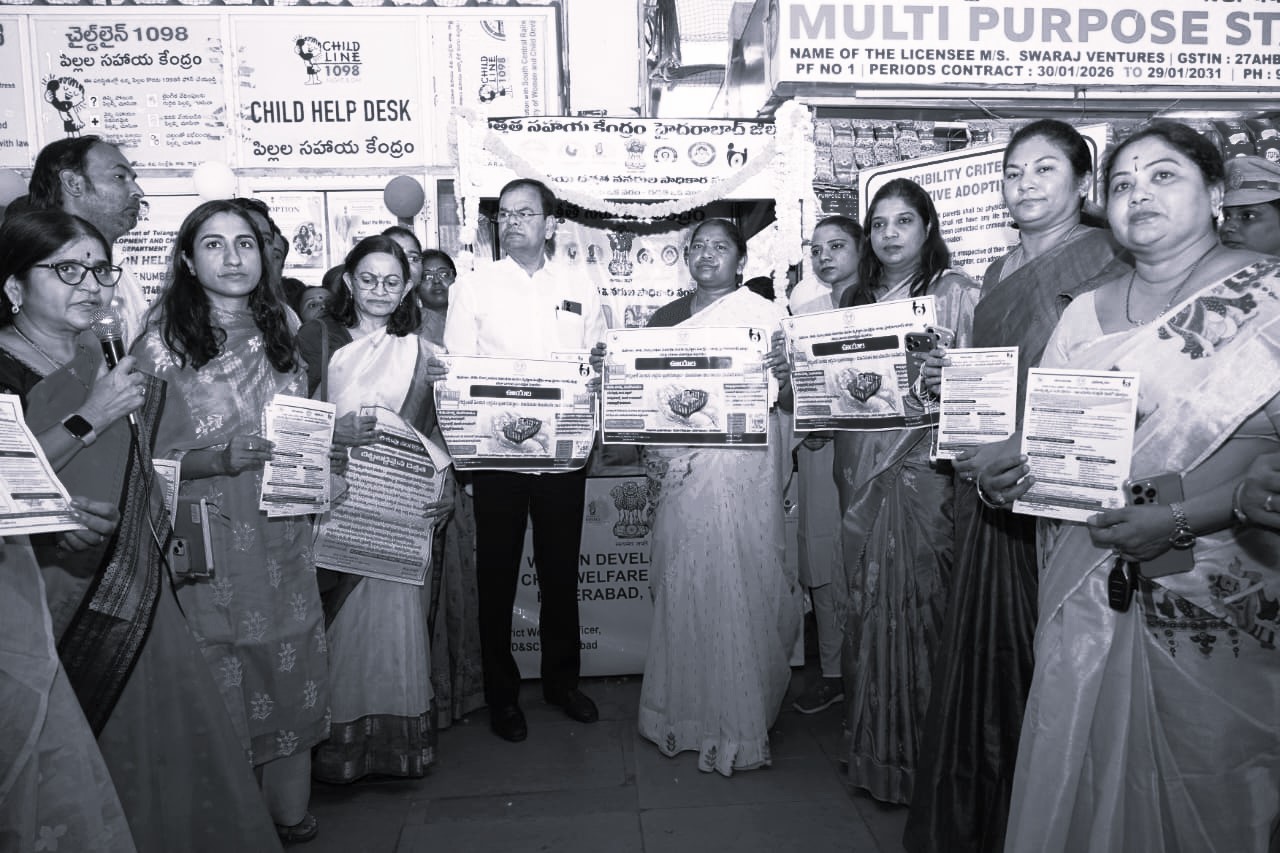 Minister Seethakka Opens Foster Care, Adoption Centres and Breastfeeding Kiosk in Kachiguda