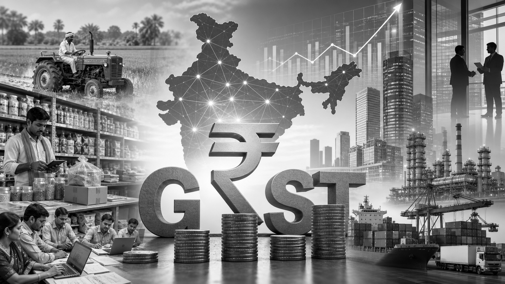 GST Hits ₹2.43 Lakh Crore: Rising Compliance, Structural Gaps Remain
