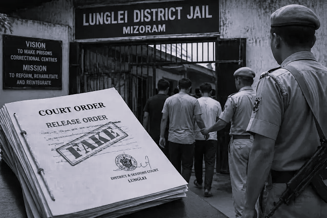 16 Prisoners Illegally Released in Mizoram Using Forged Orders, SIT Steps In