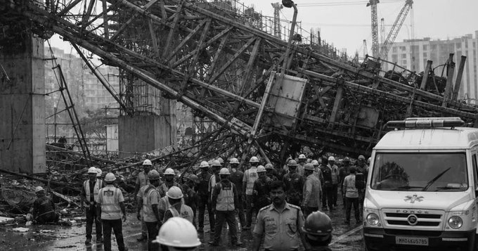 Two Workers Killed in Gantry Collapse, BMC Orders High-Level Probe