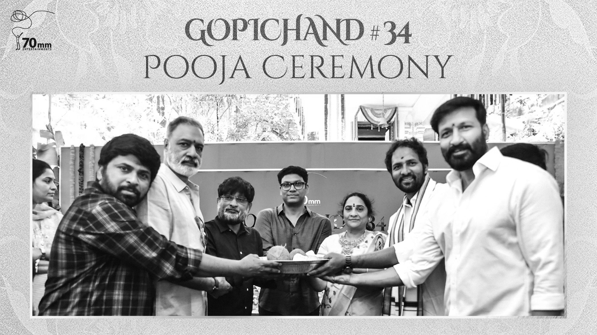 Grand Pooja Ceremony Marks Launch of Gopichand’s #Gopichand34