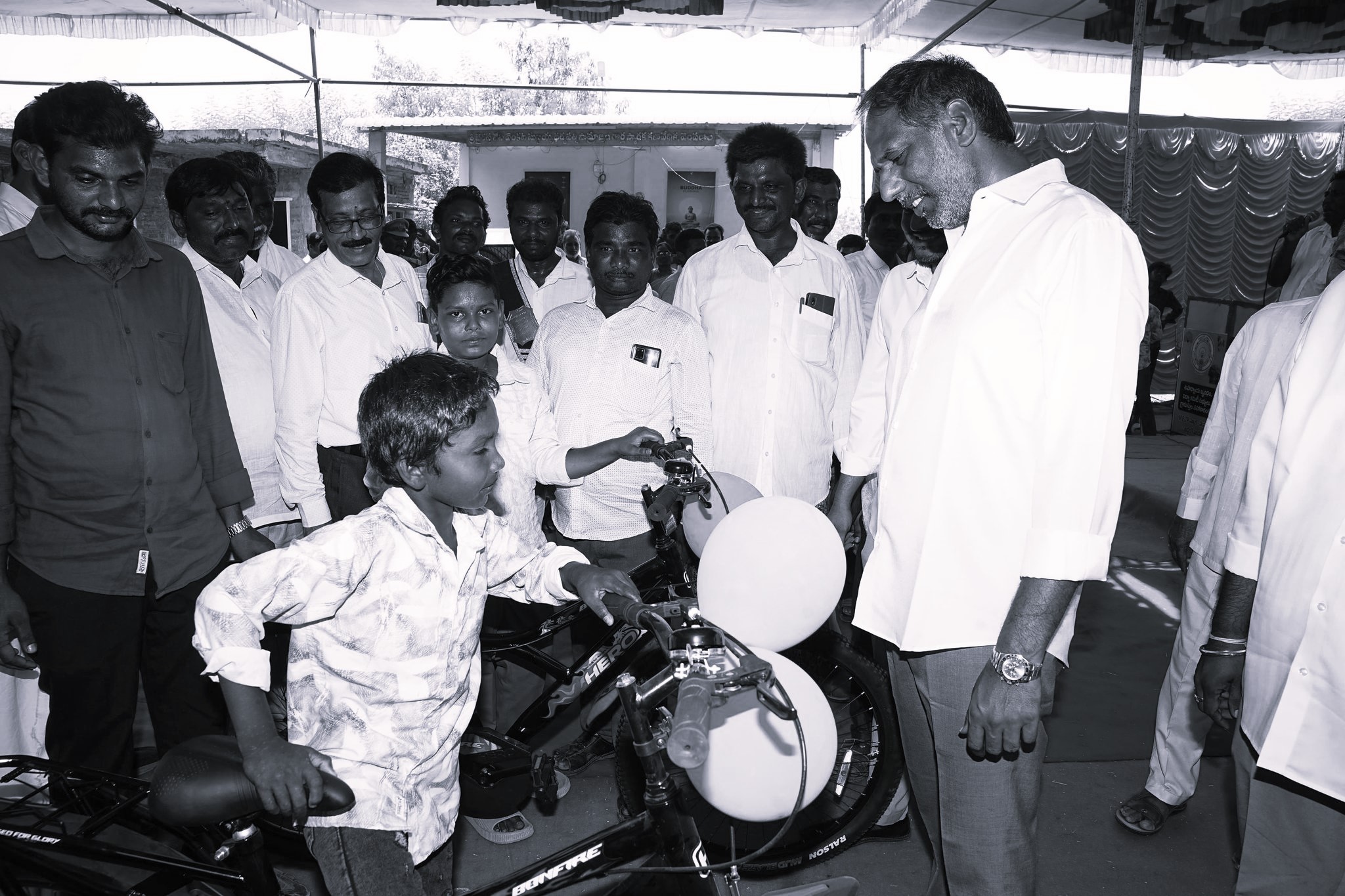 Minister Gottipati Ravi Kumar Distributes Free Bicycles To Students In Addanki Mandal