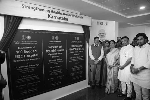 Labour Ministry Expands Worker Welfare with ESIC Hospitals, Nationwide Health Screening