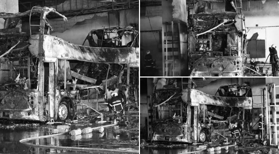 Electric AC Double Decker Bus Damaged in Fire at Kurla Depot in Mumbai