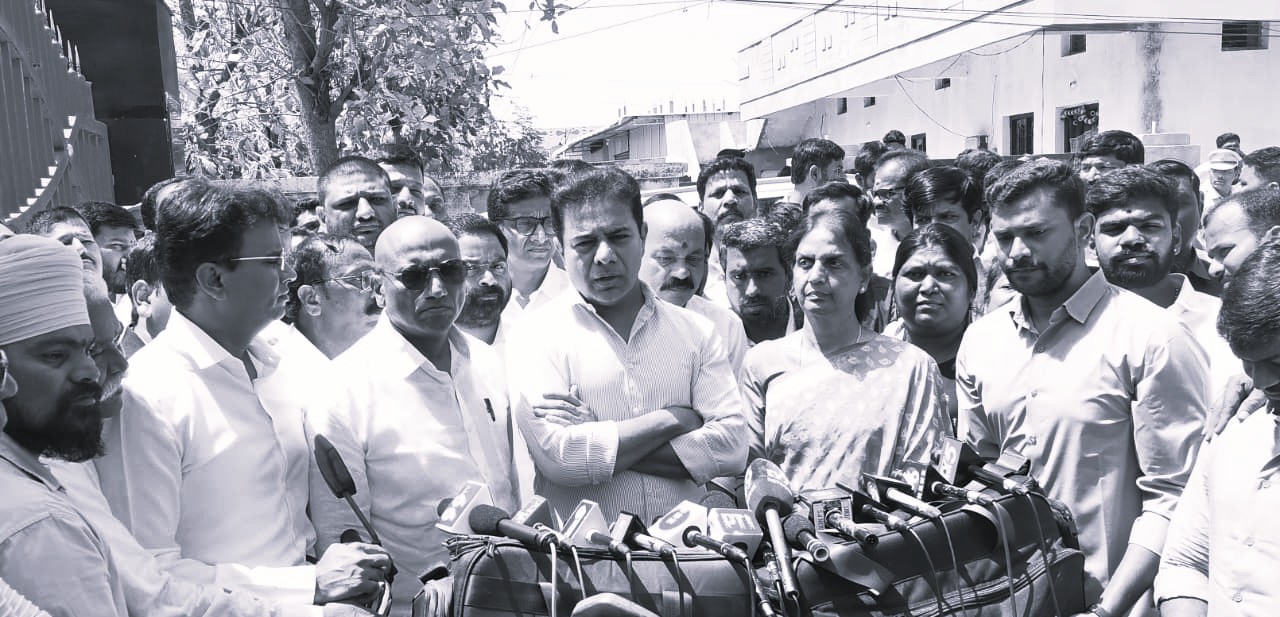 KTR Visits Jailed BRS Leader Krishank, Alleges Political Vendetta by Congress