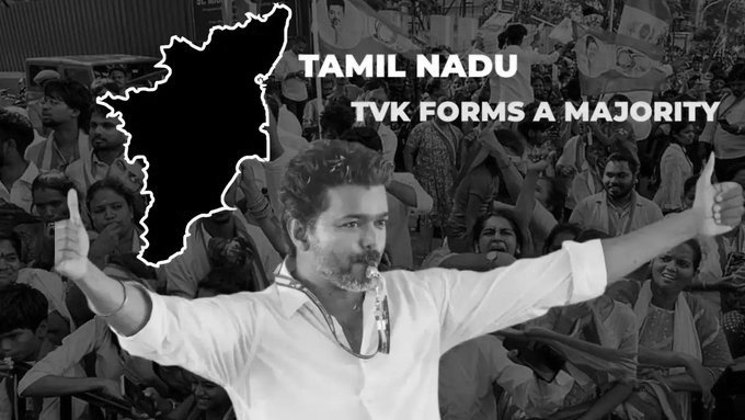 ‘Sarkar’ in Reality: Vijay Scripts Historic Win, TVK No.1 as Stalin Loses Bastion