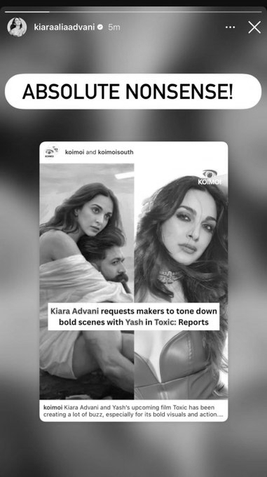 Kiara Advani Slams ‘Baseless’ Editing Rumours, Film Set for Global Release Clash with ‘Peddi’