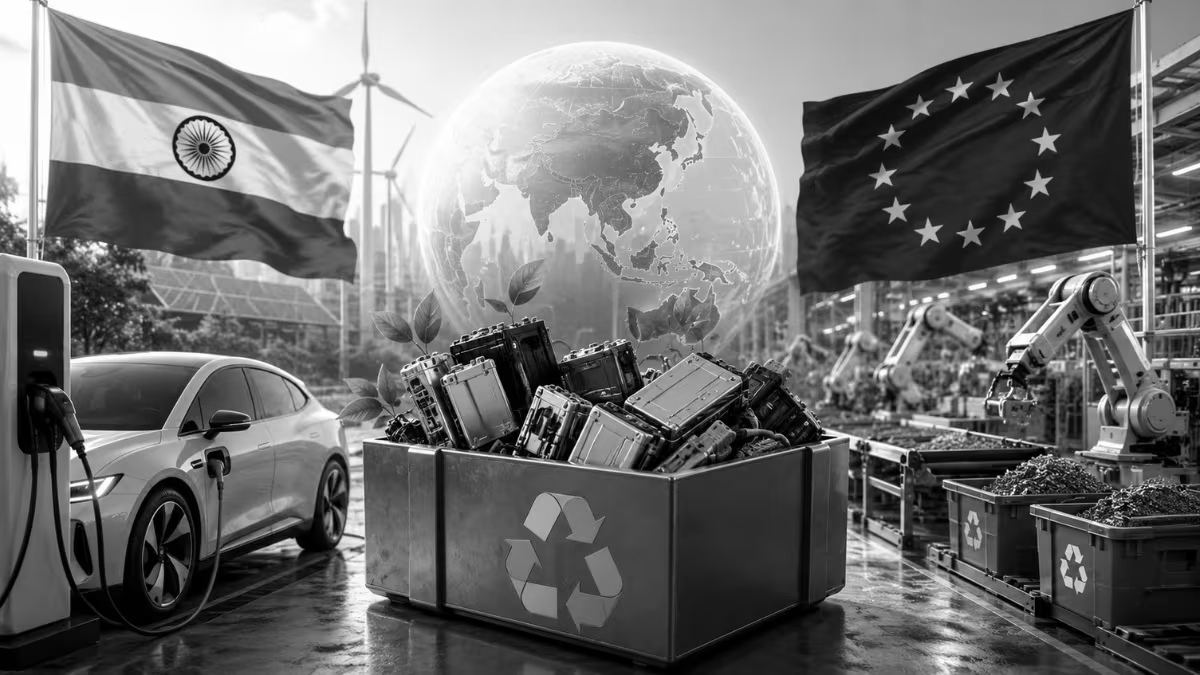 India–EU Partner On Advanced EV Battery Recycling Push Worth ₹169 Crore