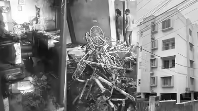Three Family Members Killed in Bhubaneswar Apartment Fire, EV Charging Link Probed