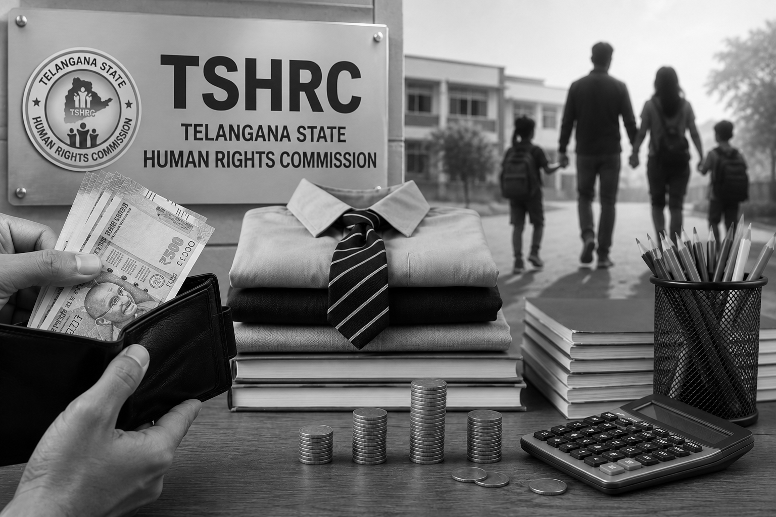 TSHRC Pulls Up Boduppal School for 50% Advance Fee Collection