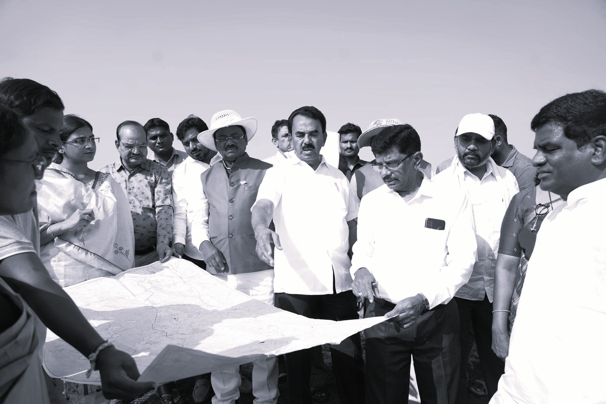 Ministers Conduct Ground-Level Review Of Tummidihatti Project