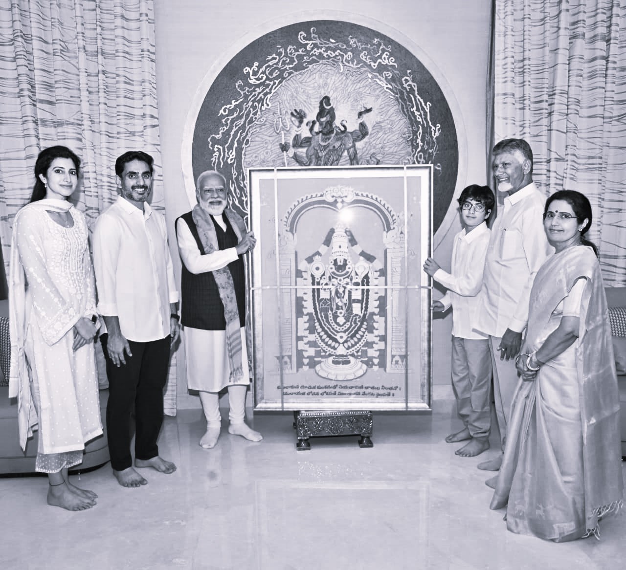 PM Modi Visits Residences of Andhra Pradesh CM and Deputy CM