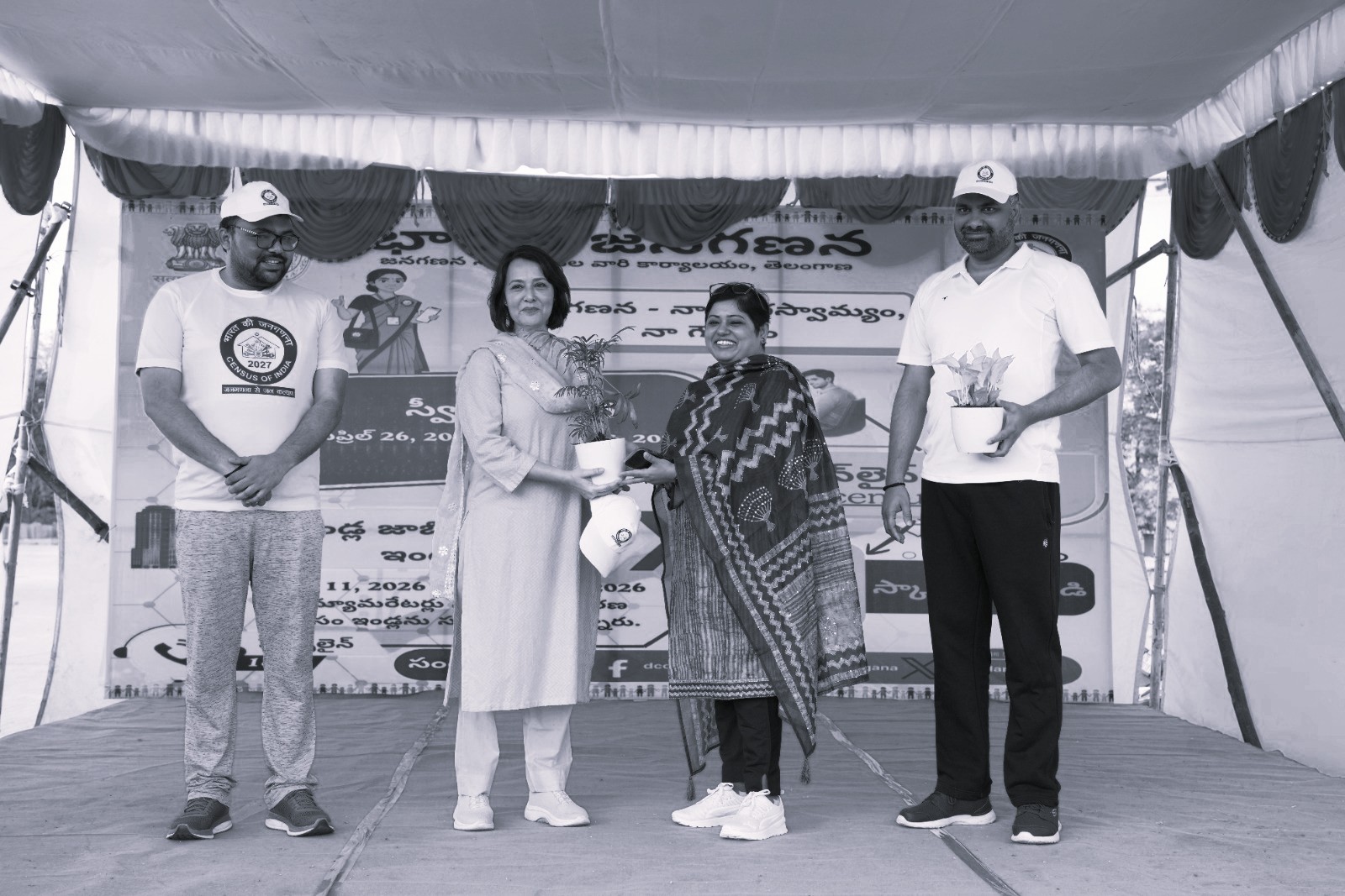 Grand Walkathon Held in Hyderabad to Promote Census–2027 Awareness