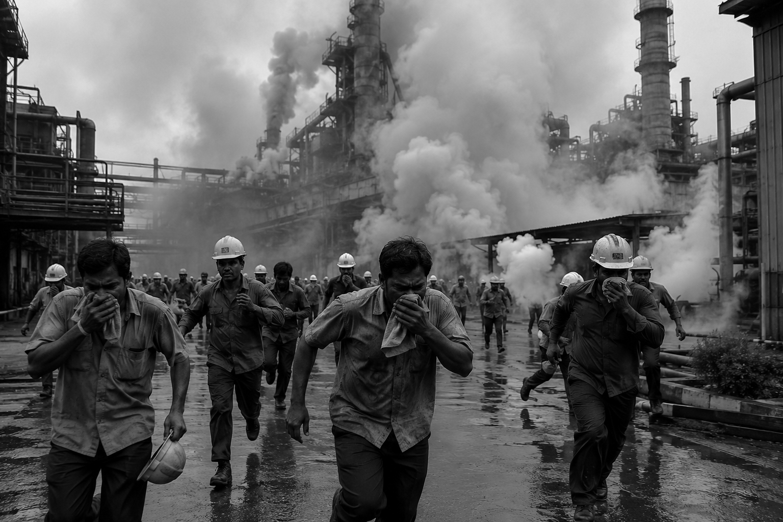 Toxic Gas Leak Triggers Panic at Vizag Steel Plant