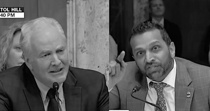 Kash Patel Clashes With Democratic Senator Over Drinking Allegations: Categorically False
