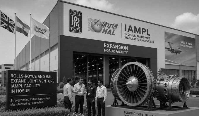 Rolls-Royce, HAL Boost India’s Aerospace Supply Chain With Hosur Expansion